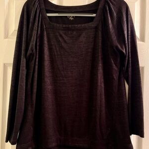 Women’s Loft Black Long Sleeve Shirt Size M